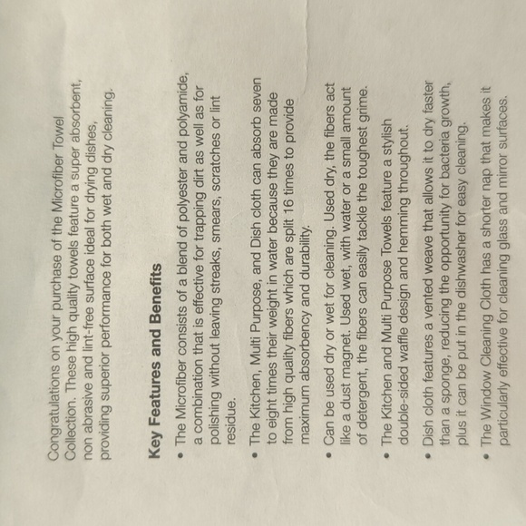 Tupperware® lot of 6 microfiber towels, cloth and sponges - Picture 5 of 7